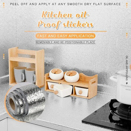LAST DAY 49% Off - Kitchen Oil-proof Stickers 🔥(Buy 4 Get Extra 20% OFF)